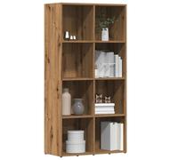 vidaXL Book Cabinet Artisan Oak 66x30x130 cm Engineered Wood bookcase