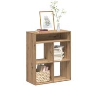 vidaXL Book Cabinet Artisan Oak 66x31x80 cm Engineered Wood storage cabinet
