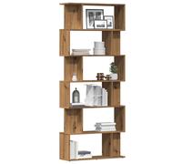 vidaXL Book Cabinet Artisan Oak 80x24x192 cm Engineered Wood bookcase