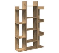Book Cabinet Engineered Wood Home Organiser Storage Rack Multi Colours vidaXL