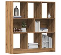 vidaXL Book Cabinet Artisan Oak 97.5x29.5x100 cm Engineered Wood bookcase