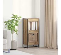 vidaXL Book Cabinet Artisian Oak 40 x 30 x 86.5 cm Engineered Wood