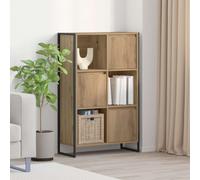 vidaXL Book Cabinet Artisian Oak 68 x 30 x 108.5 cm Engineered Wood