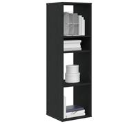 vidaXL Book Cabinet Black 34x31x112 cm Engineered Wood storage cabinet