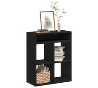 vidaXL Book Cabinet Black 66x31x80 cm Engineered Wood