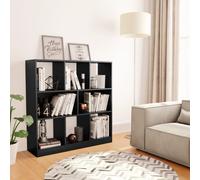 Book Cabinet Black 97.5x29.5x100 cm Chipboard