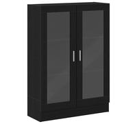 vidaXL Book Cabinet Black Oak 82.5x30.5x115 cm Engineered Wood bookcase