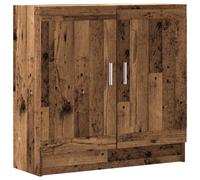 vidaXL Book Cabinet, Bookcase for Living Room, Storage Cabinet with Compartment, Room Partition, Bookshelf, Modern Style, Old Wood Engineered Wood