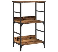 Bookshelf Office Book Shelf Storage Cabinet Book Rack Engineered Wood vidaXL