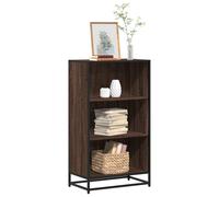 vidaXL Book Cabinet Brown Oak 60x35x107.5 cm Engineered Wood