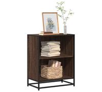 vidaXL Book Cabinet Brown Oak 60x35x76 cm Engineered Wood bookcase