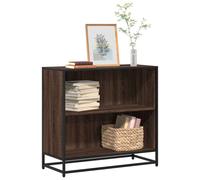 vidaXL Book Cabinet Brown Oak 80x35x76 cm Engineered Wood bookcase