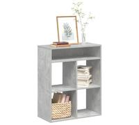 vidaXL Book Cabinet Concrete Grey 66x31x80 cm Engineered Wood storage cabinet