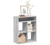 vidaXL Book Cabinet Grey Sonoma 66x31x80 cm Engineered Wood