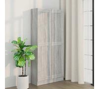 vidaXL Book Cabinet Grey Sonoma 82.5x30.5x185.5 cm Engineered Wood, Grey