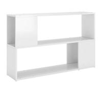 Vidaxl Book Cabinet High Gloss White 100X24X63 Cm Engineered Wood