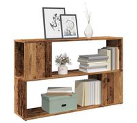 vidaXL Book Cabinet Old Wood 100x24x63 cm Engineered Wood bookcase