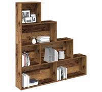 vidaXL Book Cabinet Old Wood 157x24x160 cm Engineered Wood bookcase book rack