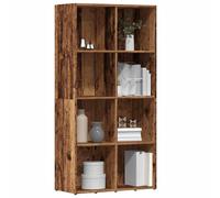vidaXL Book Cabinet Old Wood 66x30x130 cm Engineered Wood