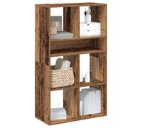 Book cabinet Old Wood 66x31x112 cm Engineered Wood Tall Storage Display for home