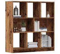 vidaXL Book Cabinet Old Wood 97.5x29.5x100 cm Engineered Wood bookcase