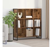 vidaXL Book Cabinet Old Wood 99.5 x 30 x 108.5 cm Engineered Wood