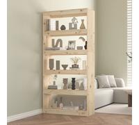 Vidaxl Book Cabinet/room Divider 80X30X167.4 Cm Solid Wood Pine
