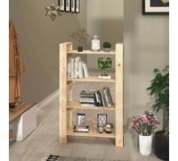 vidaXL Book Cabinet/Room Divider 80x35x125 cm Solid Wood Pine UK HOT