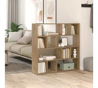 vidaXL Book Cabinet/Room Divider Artisan Oak 105x24x102 cm