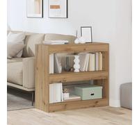 vidaXL Book Cabinet/Room Divider Artisan Oak 80x30x72 cm