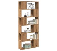 vidaXL Book Cabinet/Room Divider Artisian Oak 80x24x186 cm