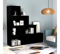 Vidaxl Book Cabinet/room Divider Black 155X24X160 Cm Engineered Wood