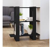 (black) vidaXL Book Cabinet/Room Divider Bookcase Cabinet Book Shelf Multi Colours