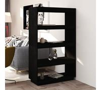 (black, 80 x 35 x 135 cm) vidaXL Solid Pinewood Book Cabinet/Room Divider Multi Colours Multi Sizes