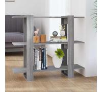 vidaXL Book Cabinet/Room Divider Bookcase Storage File Cabinet Book Shelf Stand