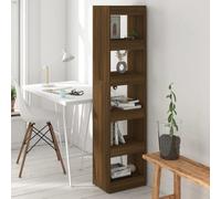 Vidaxl Book Cabinet/room Divider Brown Oak 40X30X166 Cm