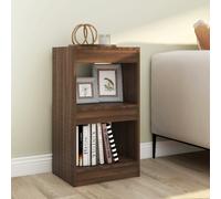 vidaXL Book Cabinet/Room Divider Brown Oak 40x30x72 cm