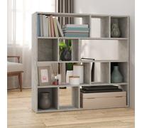 (concrete grey) vidaXL Book Cabinet/Room Divider Bookshelf Storage Rack Bookcase Multi Colours