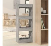 vidaXL Book Cabinet/Room Divider Concrete Grey 40x30x103 cm Engineered Wood