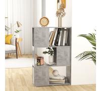 vidaXL Book Cabinet Room Divider Concrete Grey 60x24x94 cm Engineered Wood