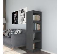 (grey, 40 x 35 x 135 cm) vidaXL Solid Pinewood Book Cabinet/Room Divider Multi Colours Multi Sizes