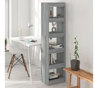 (grey sonoma) vidaXL Book Cabinet/Room Divider Bookcase File Storage Cabinet Multi Colours