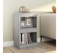 (grey sonoma) vidaXL Book Cabinet/Room Divider Book Shelf Stand Furniture Multi Colours