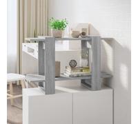 vidaXL Book Cabinet/Room Divider Grey Sonoma 80x30x51 cm