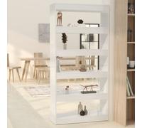 Book Cabinet/Room Divider Chipboard Bookcase Furniture Multi Colours vidaXL
