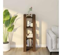 vidaXL Book Cabinet/Room Divider Honey Brown 41x35x125 cm Solid Wood