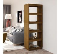 (honey brown, 60 x 35 x 167 cm) vidaXL Solid Pinewood Book Cabinet/Room Divider Multi Colours Multi Sizes