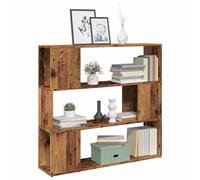 vidaXL Book Cabinet/Room Divider Old Wood 100x24x94 cm