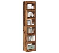 vidaXL Book Cabinet/Room Divider Old Wood 40X30X198 Cm, Brown