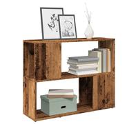 vidaXL Book Cabinet/Room Divider Old Wood 80x24x63 cm room divider